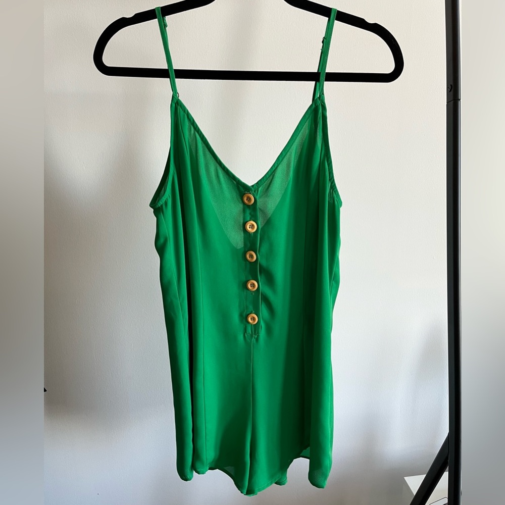 Mumu Button Up Romper
